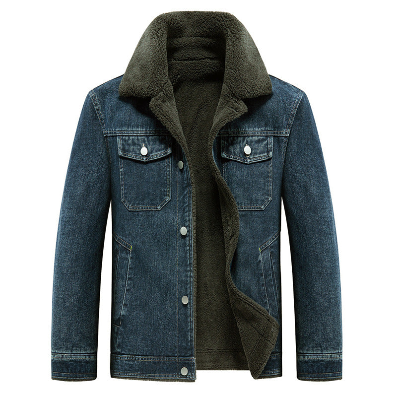 Men's Fleece-Lined Denim Jacket