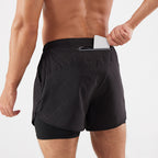 Men's Quick-Dry Running Shorts | Loose Fit, Anti-Glare Double Layer