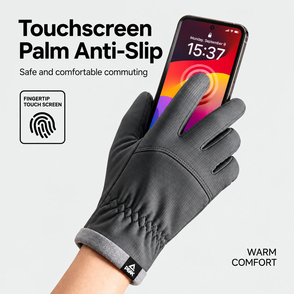 Men’s Fleece-Lined Winter Cycling Gloves