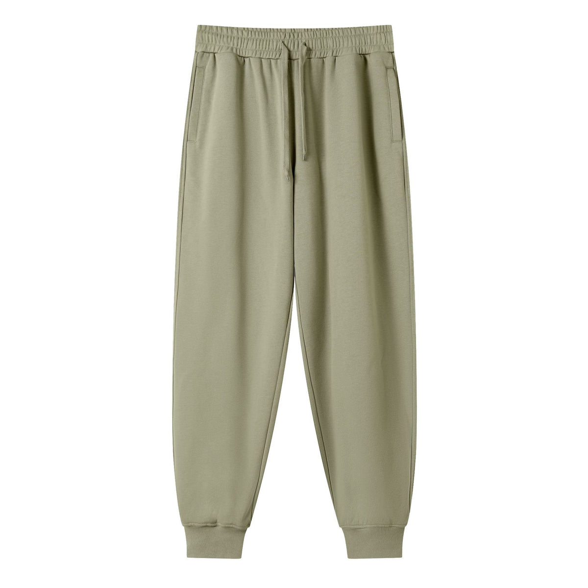 Men's 380g Heavyweight Loose Terry Casual Pants – Fall/Winter Solid Colors