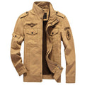 Men's Cargo Flight Jacket – Slim Fit Spring Transitional Layer