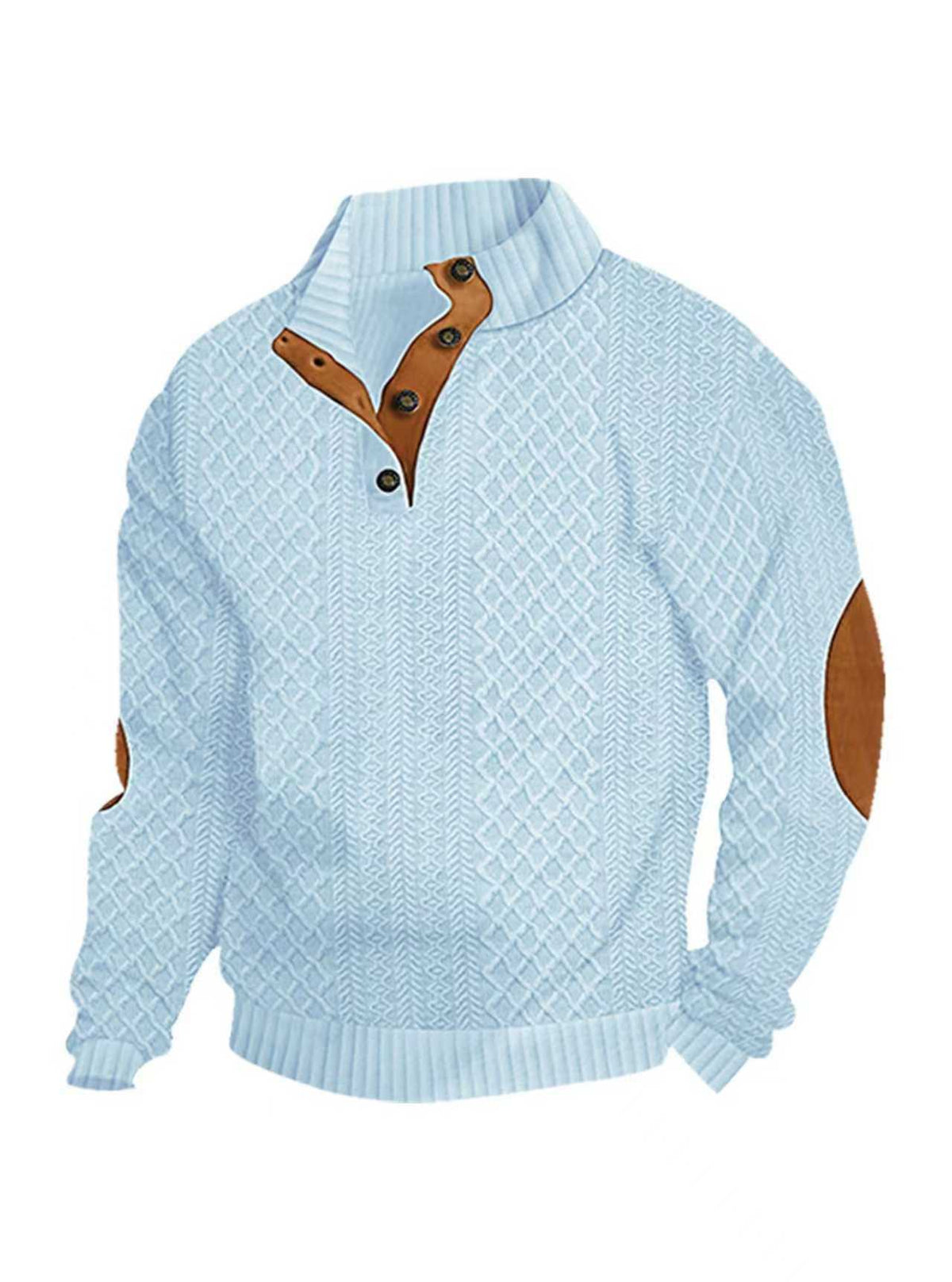 Jacquard Knit Sweatshirt