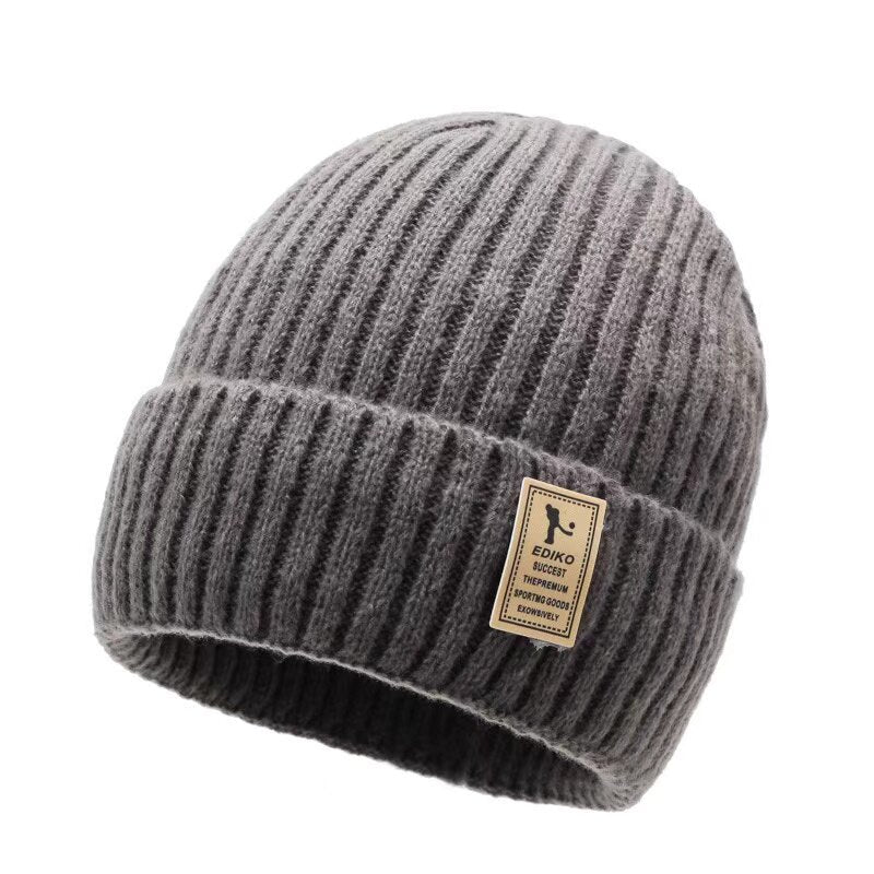 Men’s Fleece-Lined Knit Winter Beanie