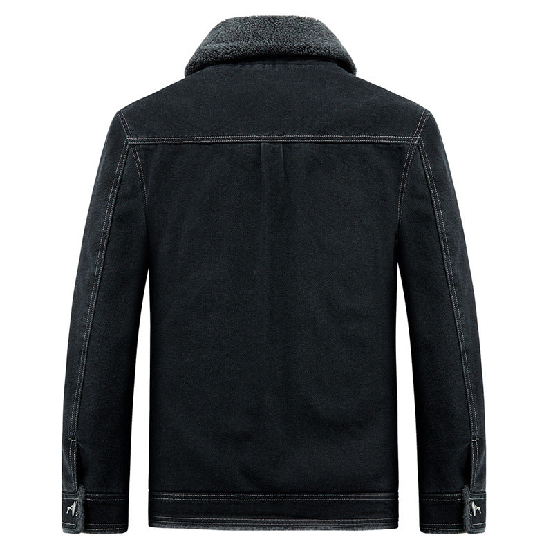 Men's Fleece-Lined Denim Jacket