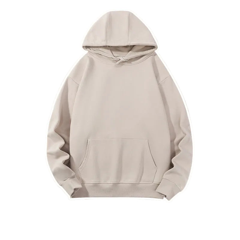 Heavyweight Cotton Hoodie – 380g Vintage Oversized Fit