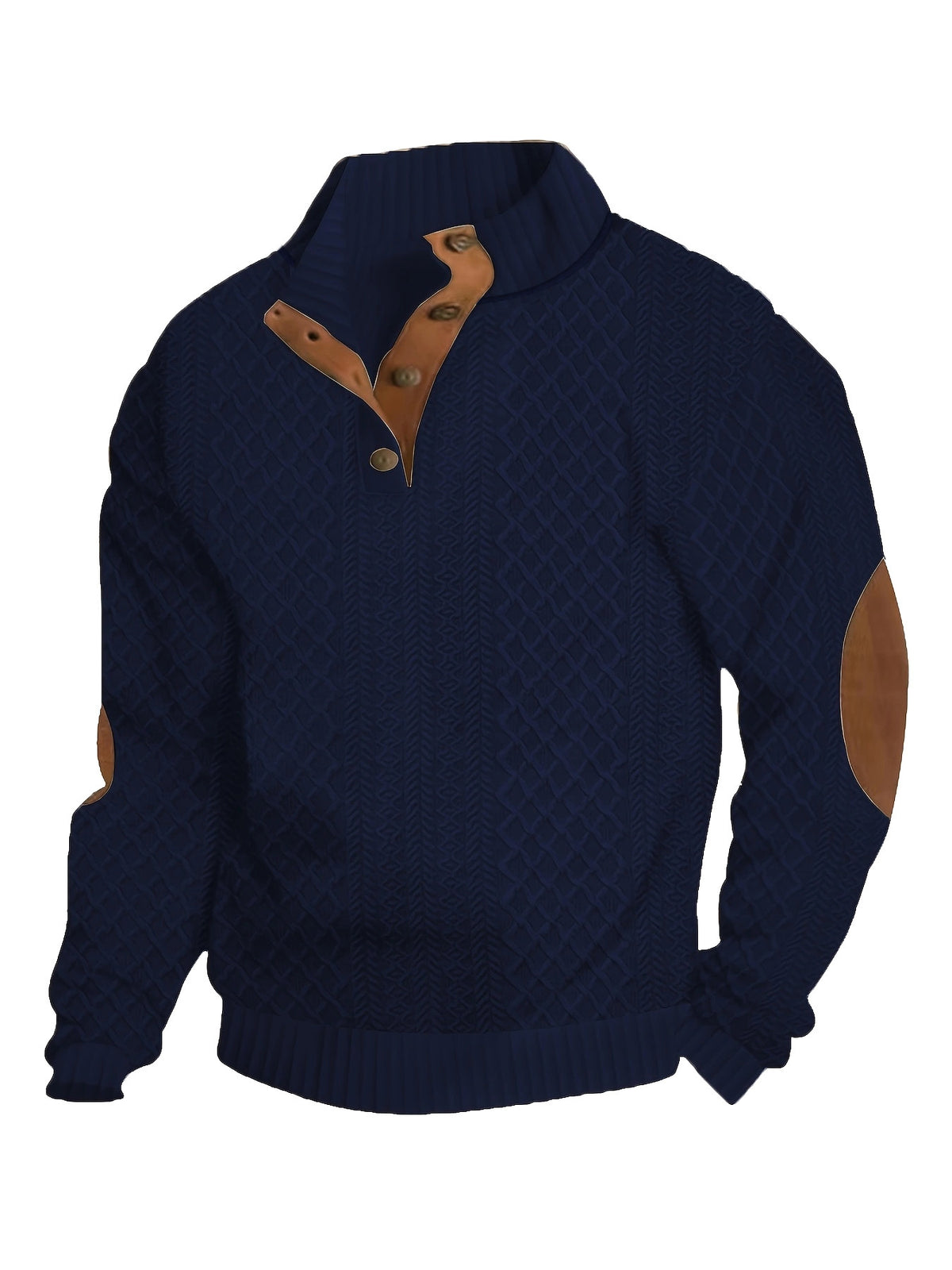Jacquard Knit Sweatshirt