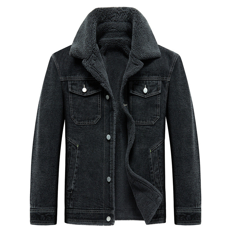 Men's Fleece-Lined Denim Jacket