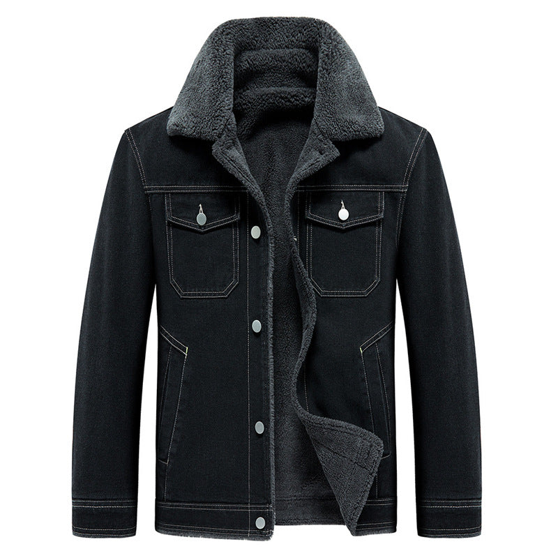 Men's Fleece-Lined Denim Jacket
