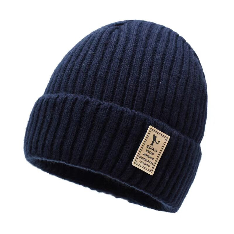 Men’s Fleece-Lined Knit Winter Beanie