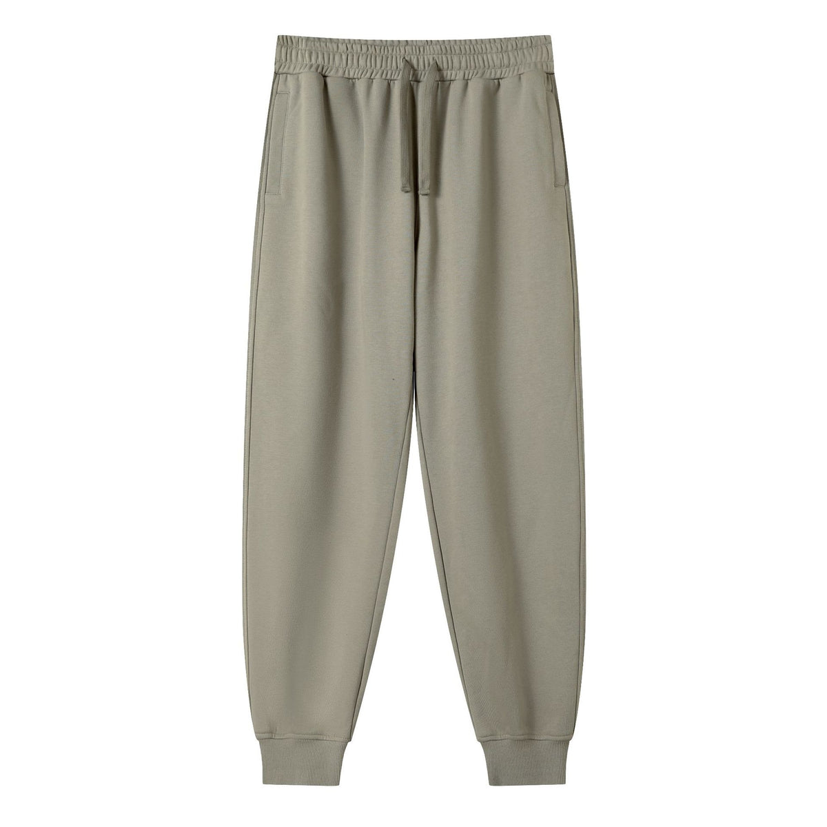 Men's 380g Heavyweight Loose Terry Casual Pants – Fall/Winter Solid Colors